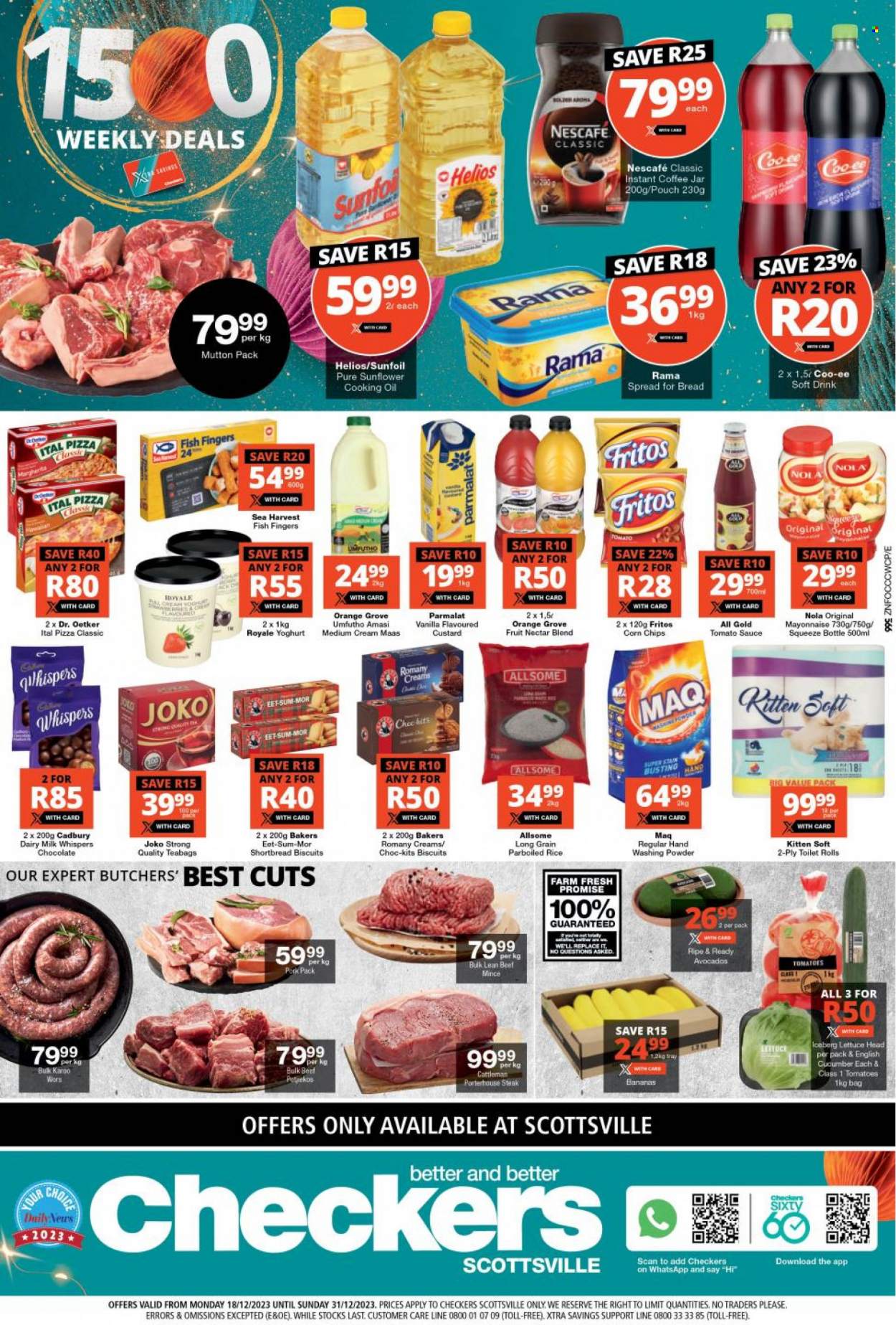 Checkers specials - 18/12/2023 - 31/12/2023. Page 1