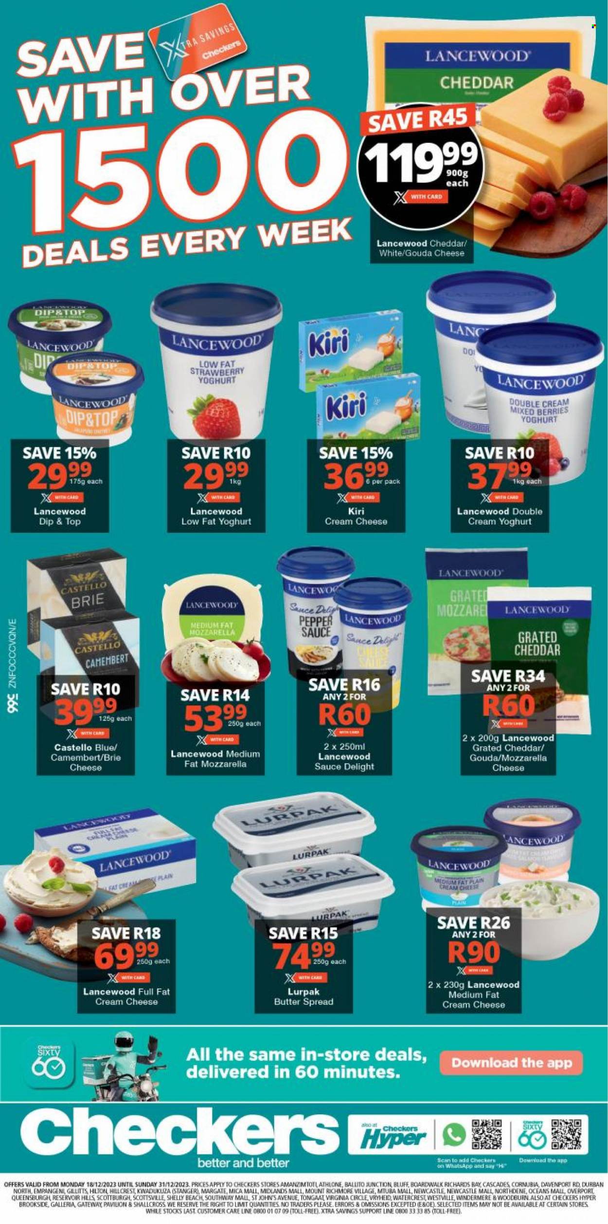 Checkers specials - 18/12/2023 - 31/12/2023. Page 1