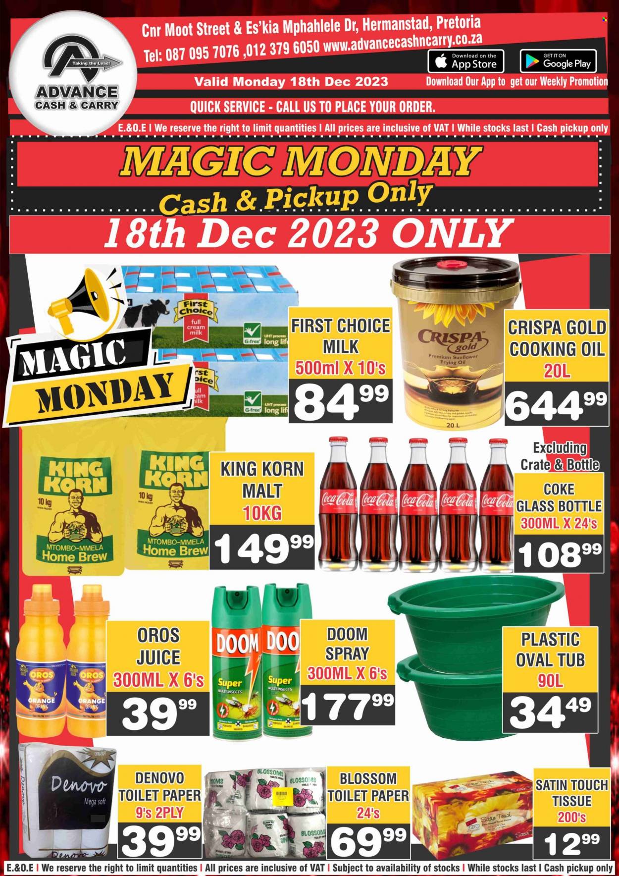Advance Cash & Carry specials - 18/12/2023 - 18/12/2023. Page 1
