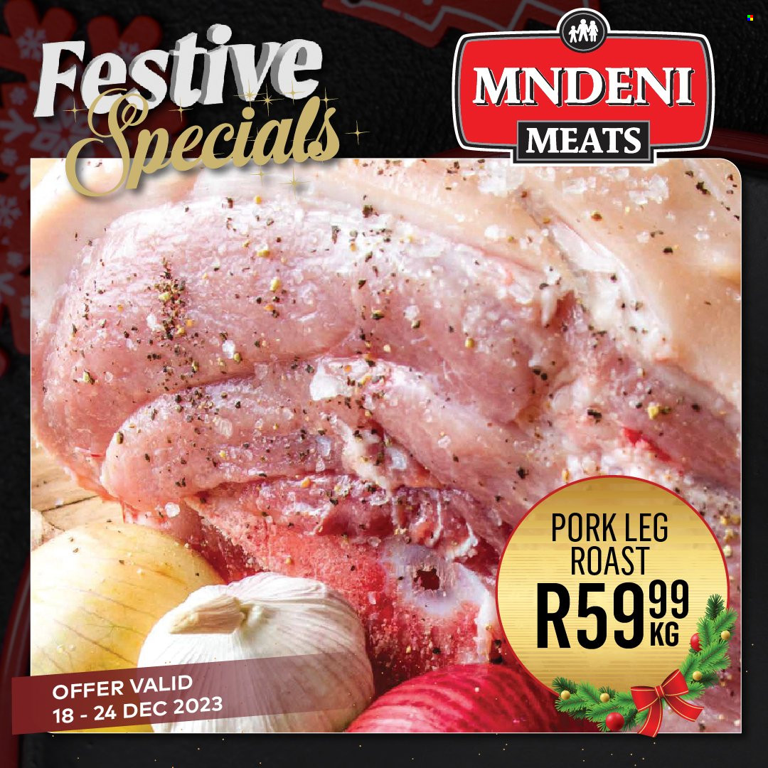 Mndeni Meats specials - 18/12/2023 - 24/12/2023. Page 5