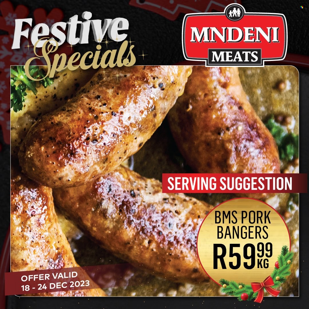Mndeni Meats specials - 18/12/2023 - 24/12/2023. Page 14