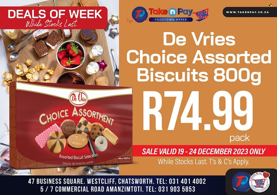 Take n Pay specials - 19/12/2023 - 24/12/2023. Page 1