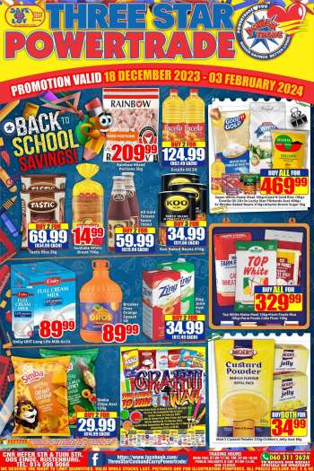 Three Star Cash and Carry catalogue  - 18/12/2023 - 03/02/2024.