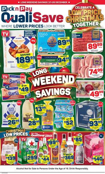 Pick n Pay QualiSave catalogue  - 21/12/2023 - 26/12/2023.