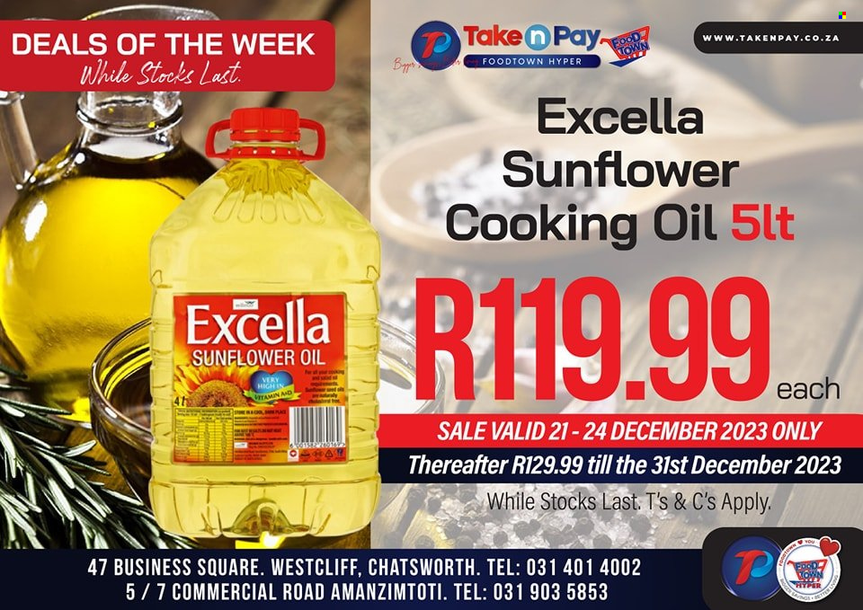 Take n Pay specials - 21/12/2023 - 24/12/2023. Page 1