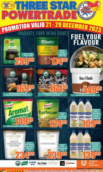 Three Star Cash and Carry catalogue  - 21/12/2023 - 29/12/2023.