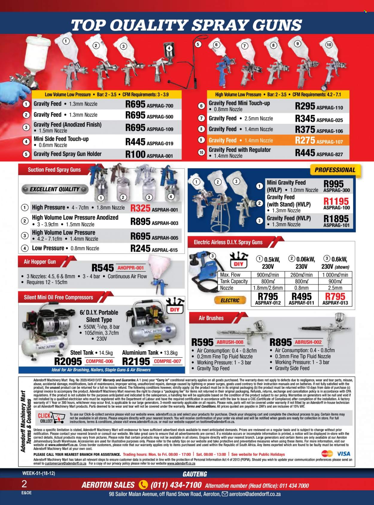 Adendorff Machinery Mart specials. Page 4