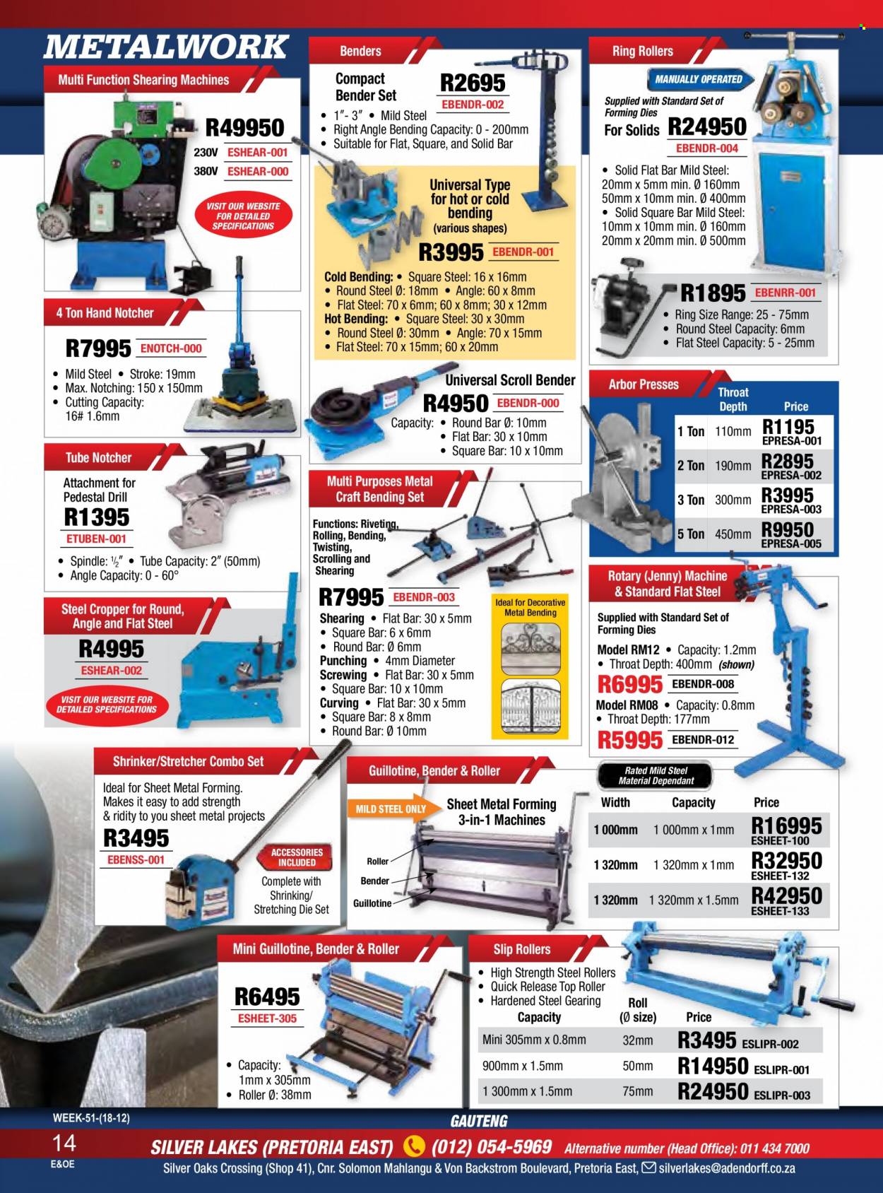 Adendorff Machinery Mart specials. Page 16