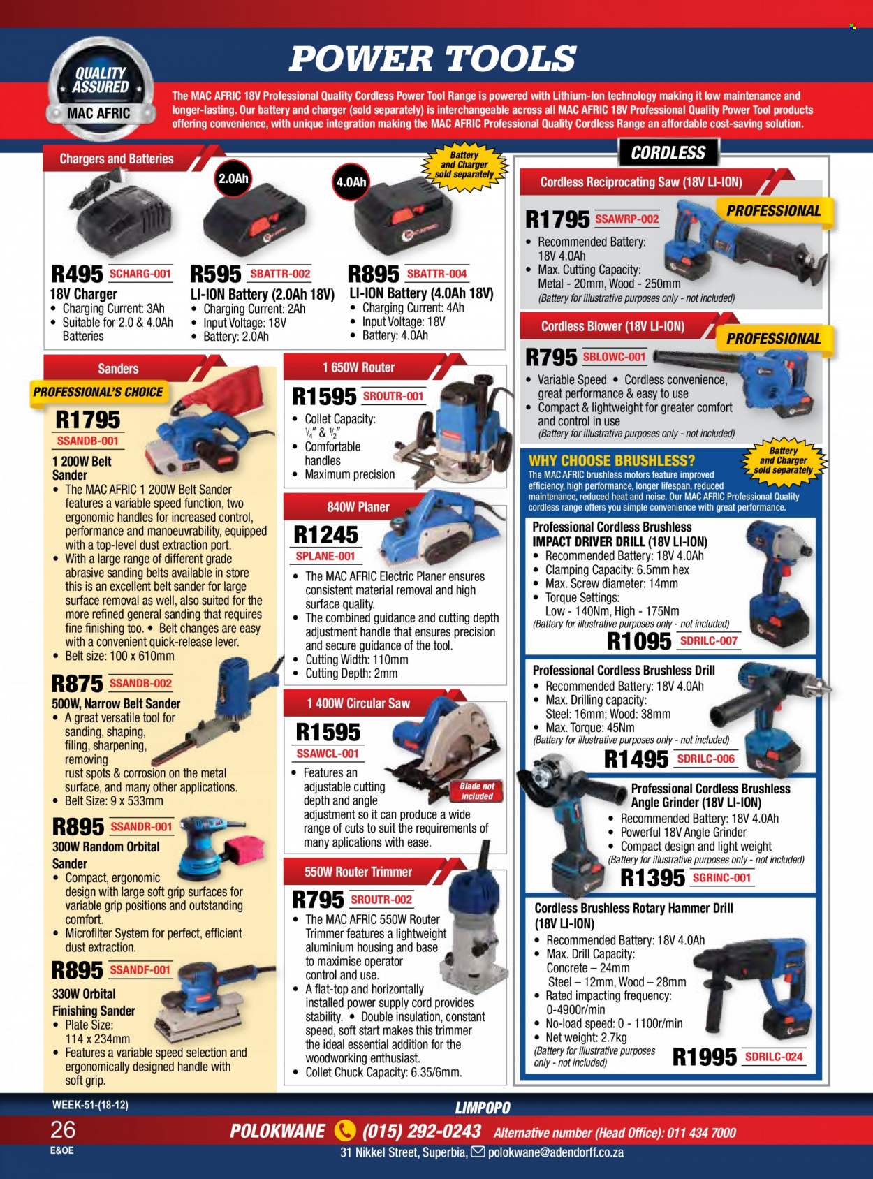 Adendorff Machinery Mart specials. Page 28