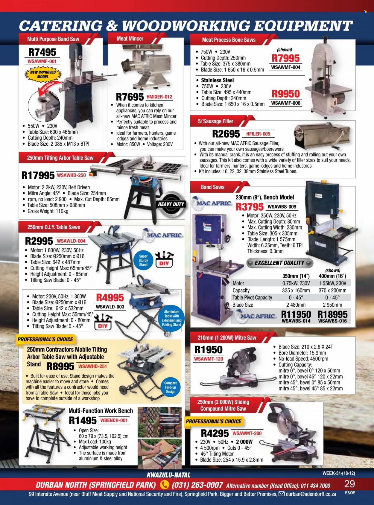 Adendorff Machinery Mart specials. Page 31