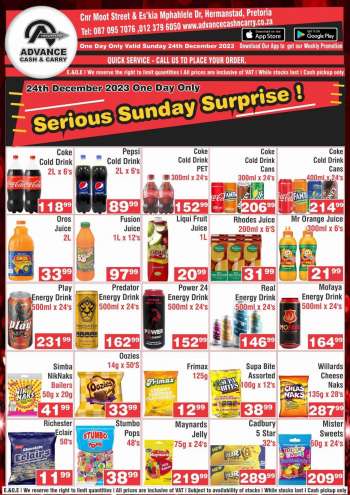 Advance Cash & Carry catalogue  - 24/12/2023 - 24/12/2023.