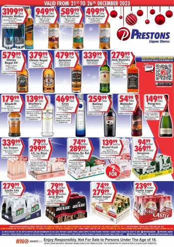 Prestons Liquor Stores catalogue  - 21/12/2023 - 26/12/2023.