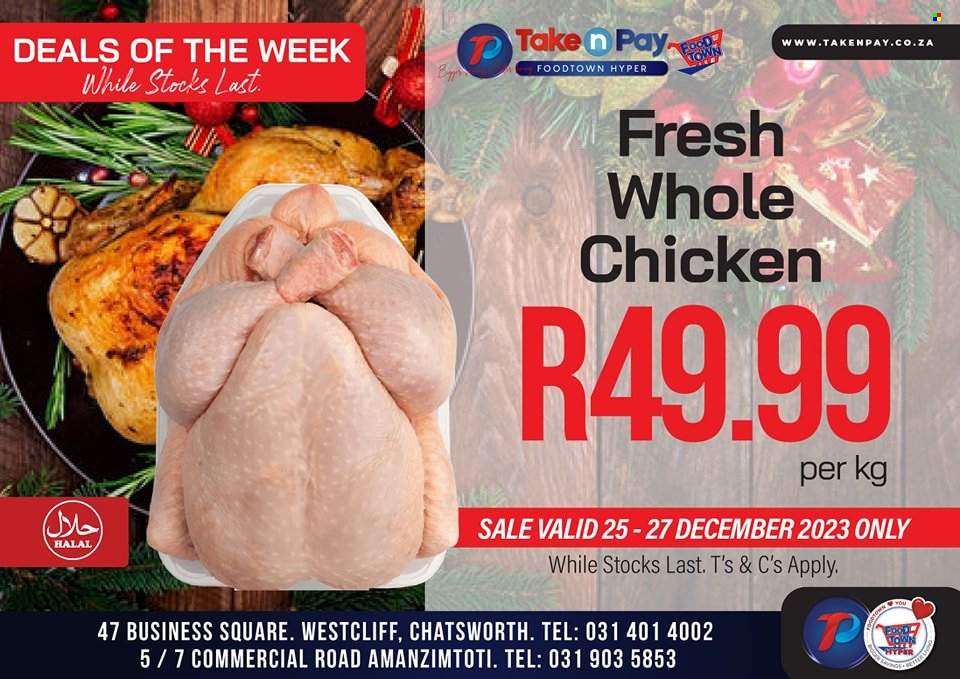 Take n Pay specials - 25/12/2023 - 27/12/2023. Page 1