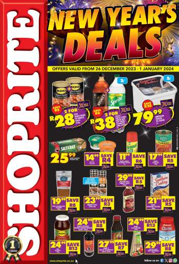 Shoprite catalogue  - 26/12/2023 - 01/01/2024.