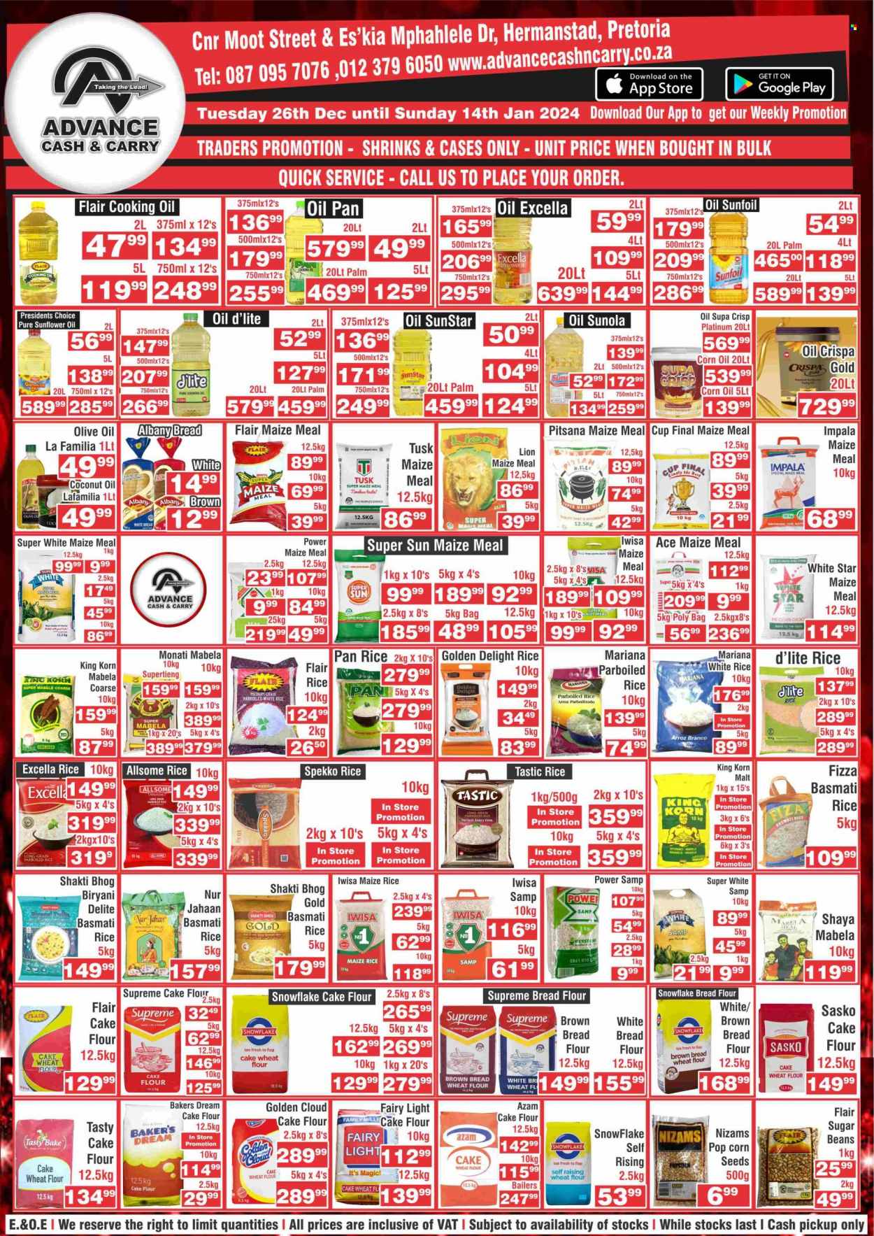 Advance Cash & Carry specials - 26/12/2023 - 14/01/2024. Page 1