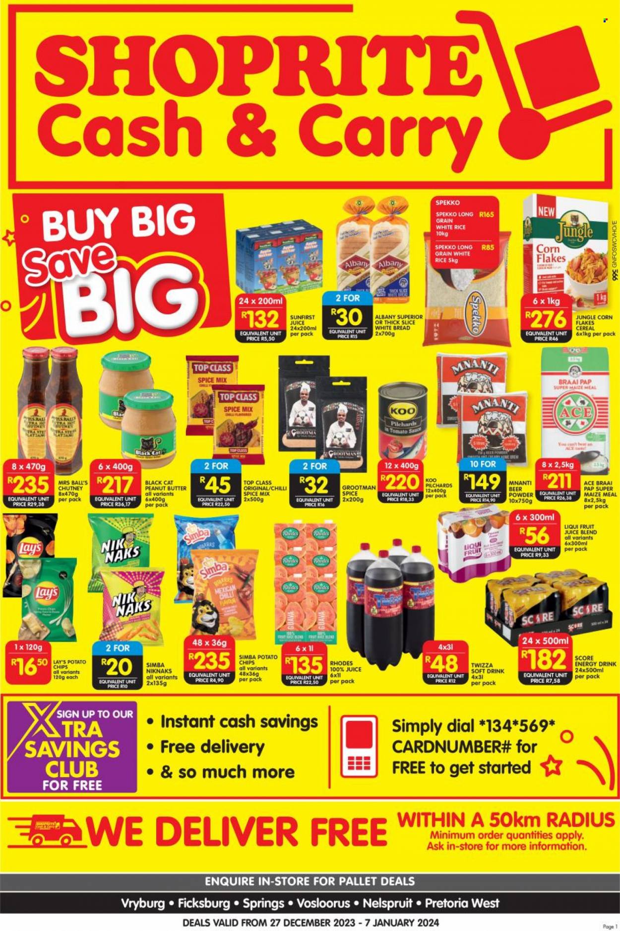 Shoprite specials - 27/12/2023 - 07/01/2024. Page 1