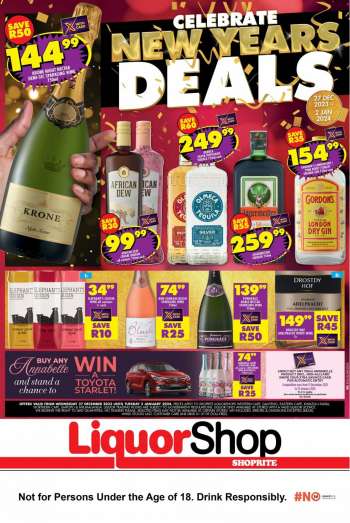 Shoprite catalogue  - 27/12/2023 - 02/01/2024.