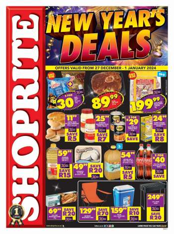 Shoprite catalogue  - 27/12/2023 - 01/01/2024.