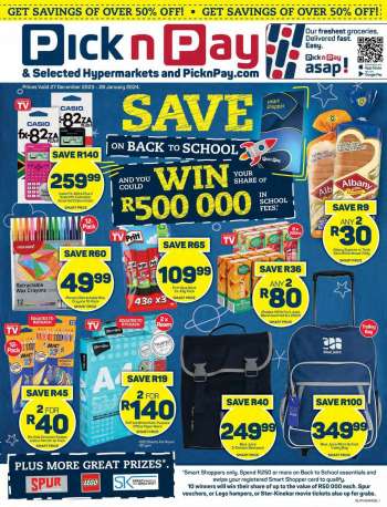 Pick n Pay catalogue  - 27/12/2023 - 28/01/2024.