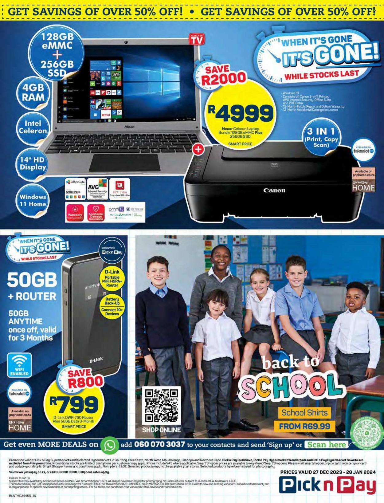 Pick n Pay specials - 27/12/2023 - 28/01/2024. Page 16