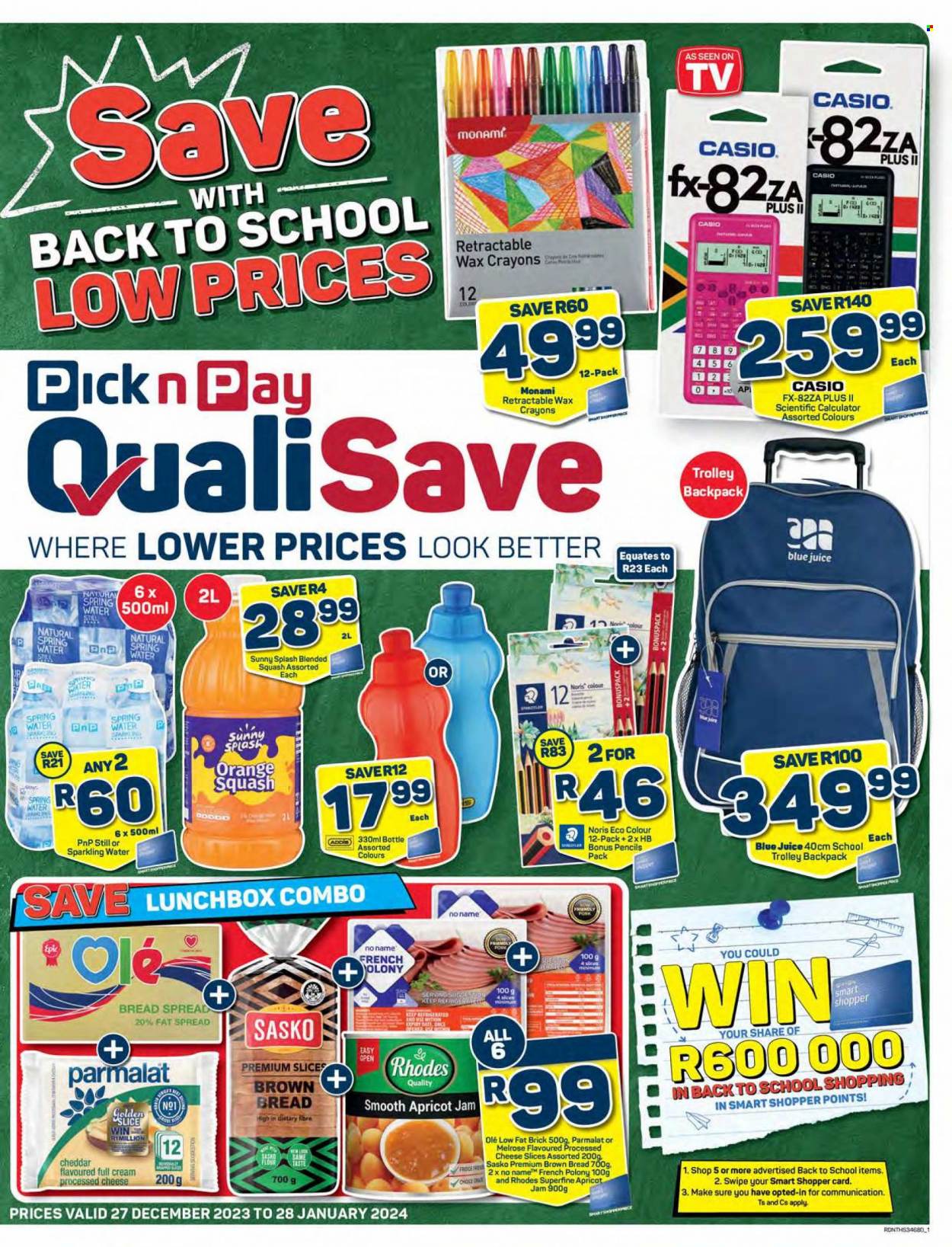 Pick n Pay QualiSave specials - 27/12/2023 - 28/01/2024. Page 1