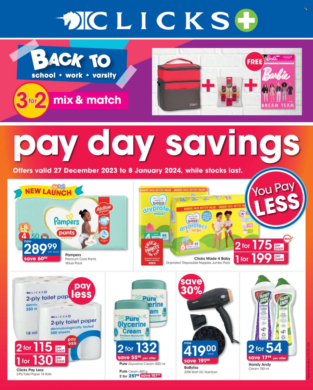 Clicks specials - 27/12/2023 - 08/01/2024. Page 1