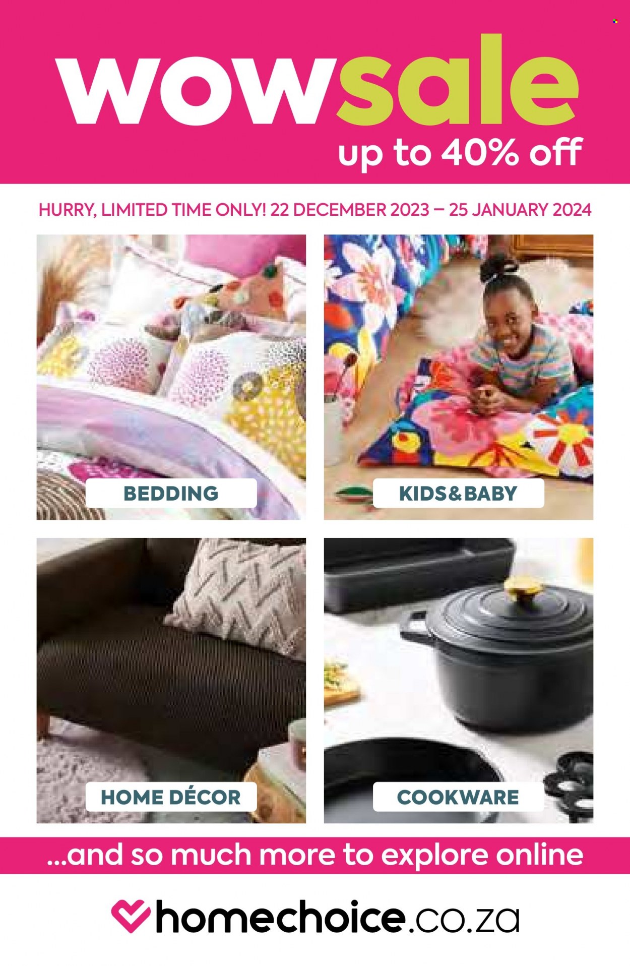 HomeChoice specials - 22/12/2023 - 25/01/2024. Page 1