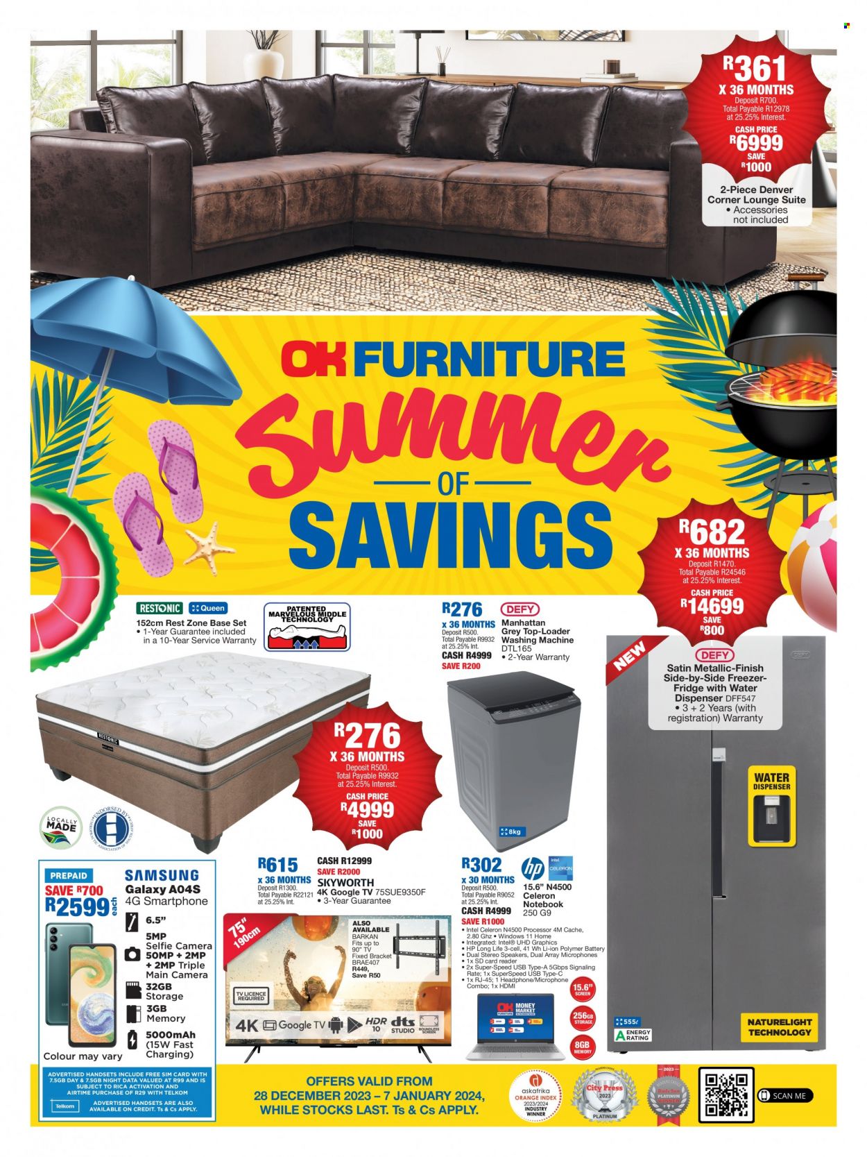 OK Furniture specials - 28/12/2023 - 07/01/2024. Page 1
