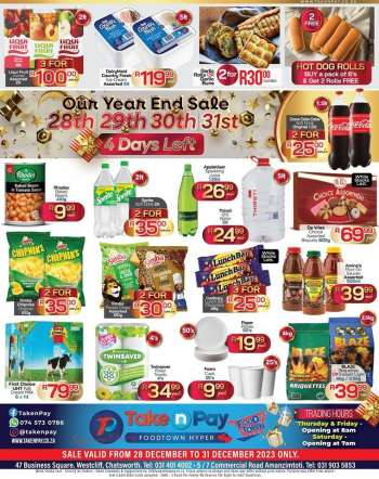 Take n Pay catalogue  - 28/12/2023 - 31/12/2023.
