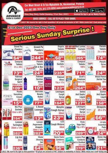 Advance Cash & Carry catalogue  - 31/12/2023 - 31/12/2023.
