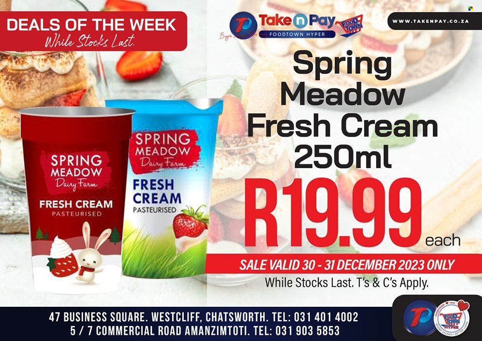 Take n Pay specials - 30/12/2023 - 31/12/2023. Page 1