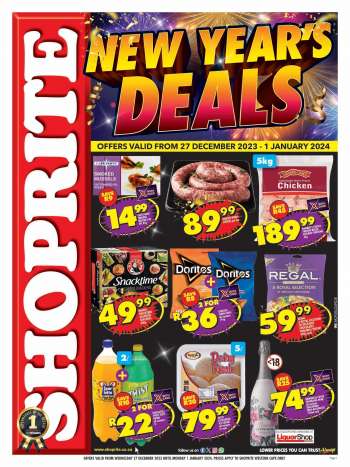 Shoprite catalogue  - 27/12/2023 - 01/01/2024.
