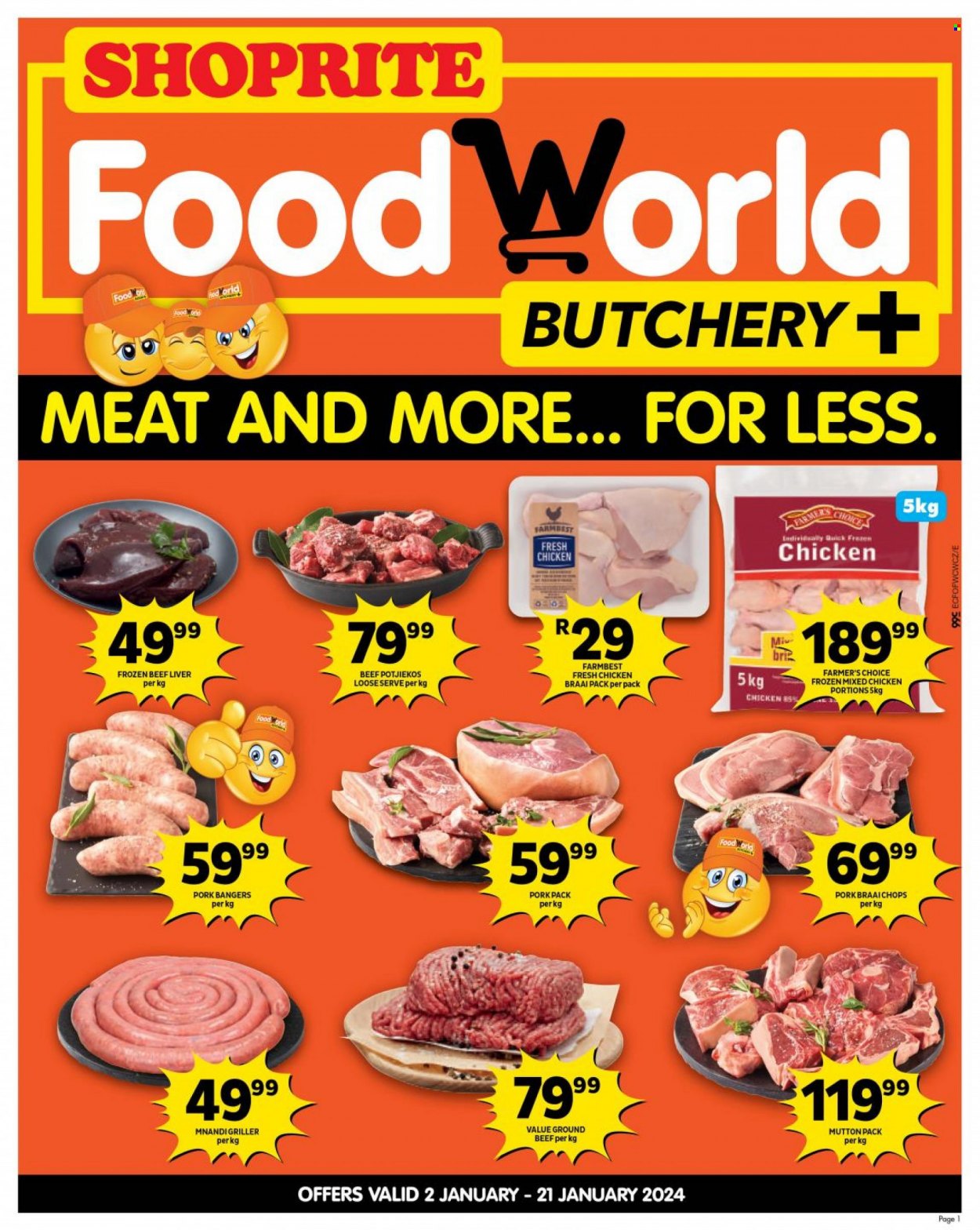 Shoprite specials - 02/01/2024 - 21/01/2024. Page 1
