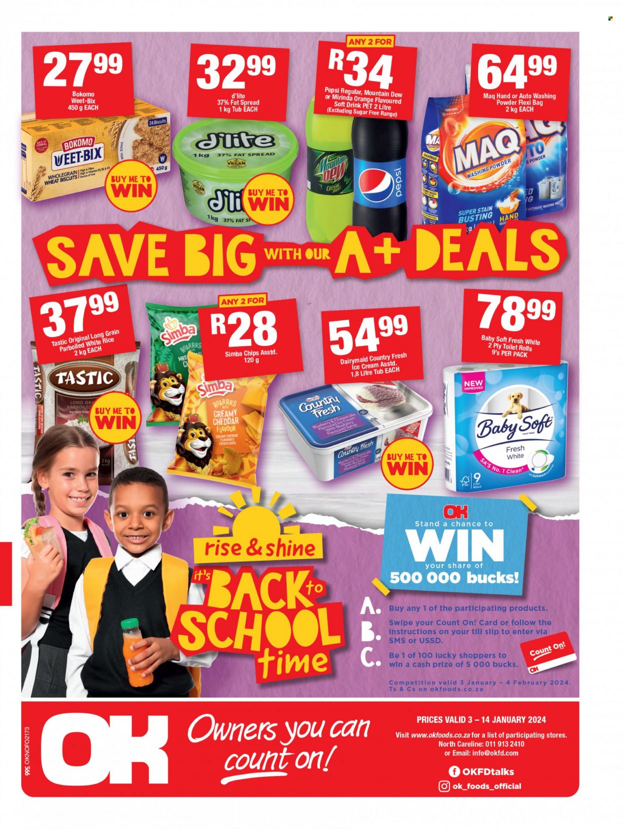 OK Foods specials - 03/01/2024 - 14/01/2024. Page 1