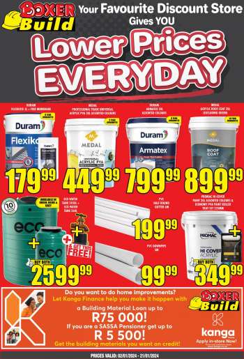 Boxer catalogue  - 02/01/2024 - 21/01/2024.