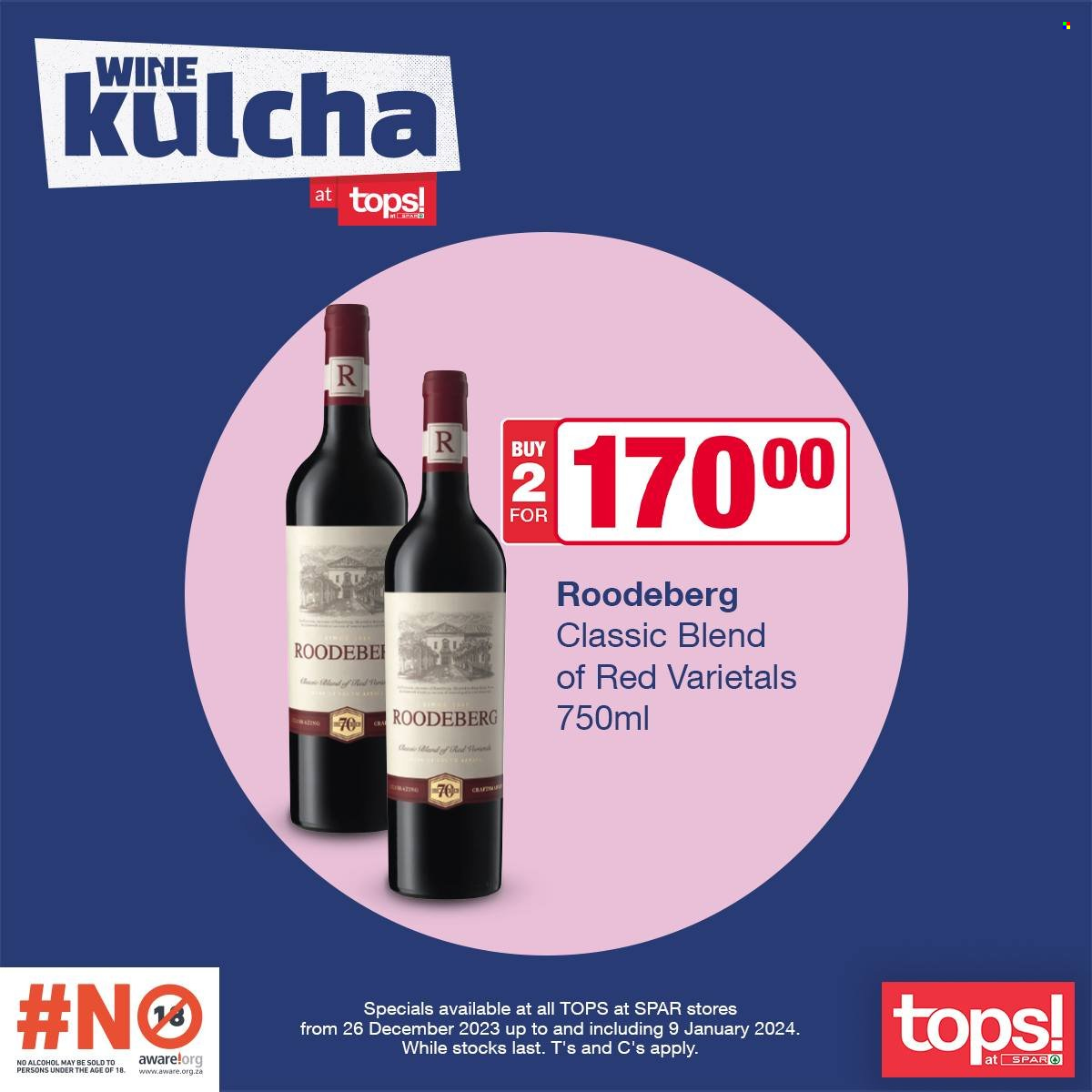 TOPS at SPAR specials - 26/12/2023 - 09/01/2024. Page 12