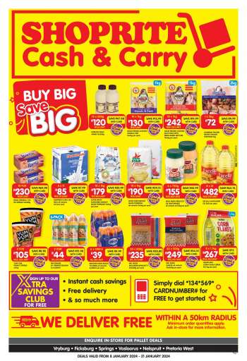 Shoprite catalogue  - 08/01/2024 - 21/01/2024.