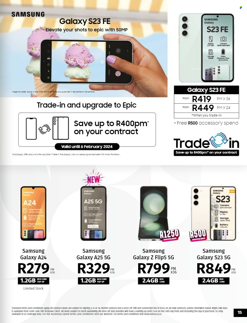 Vodacom specials - 08/01/2024 - 06/02/2024. Page 15