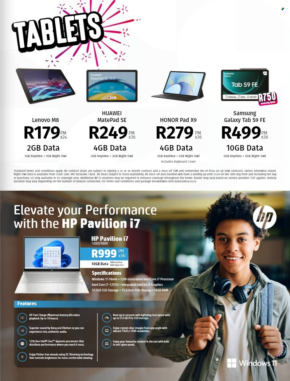 Vodacom specials - 08/01/2024 - 06/02/2024. Page 25