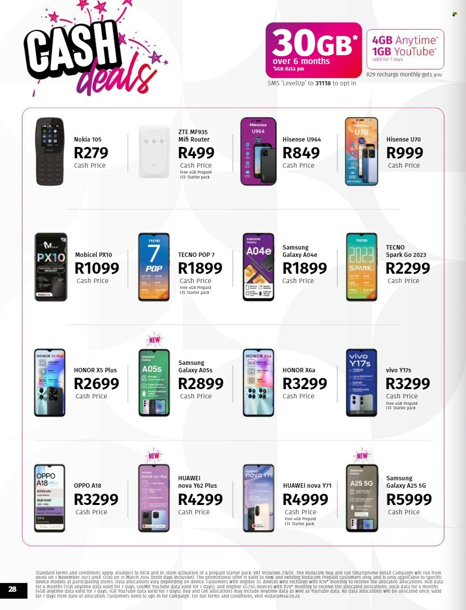 Vodacom specials - 08/01/2024 - 06/02/2024. Page 28