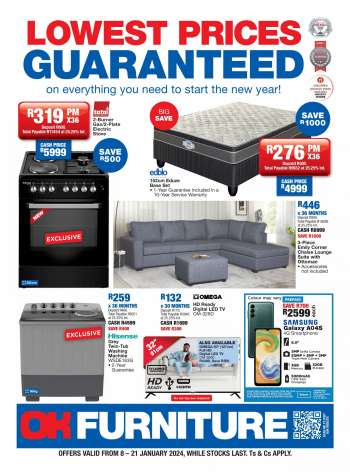 OK Furniture catalogue  - 08/01/2024 - 21/01/2024.