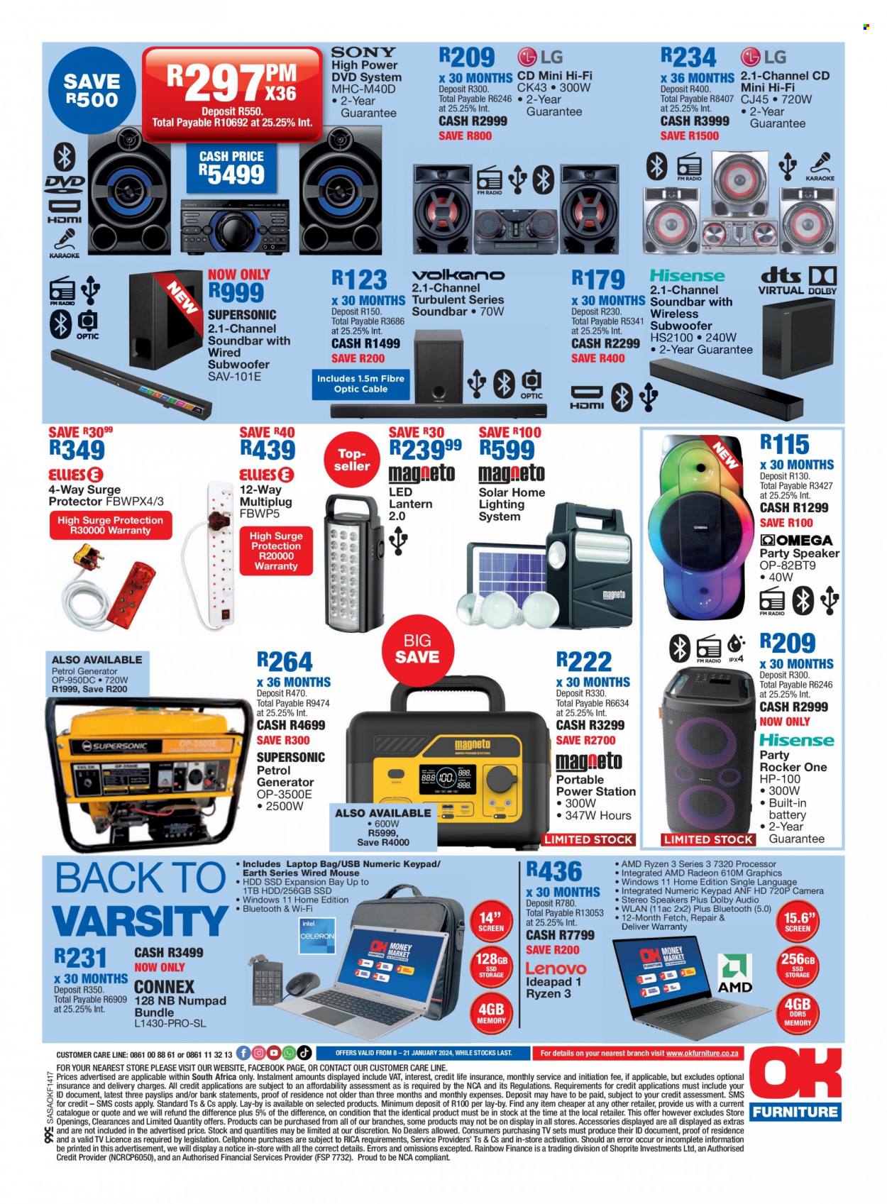 OK Furniture specials - 08/01/2024 - 21/01/2024. Page 8