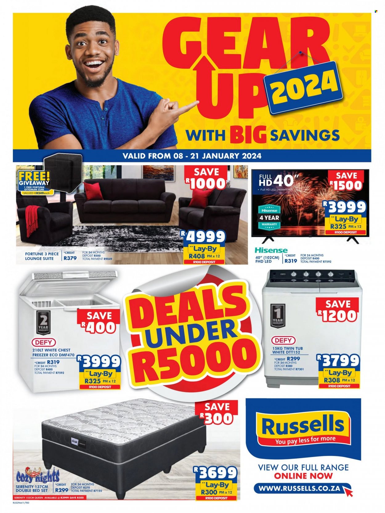 Russells specials - 08/01/2024 - 21/01/2024. Page 1