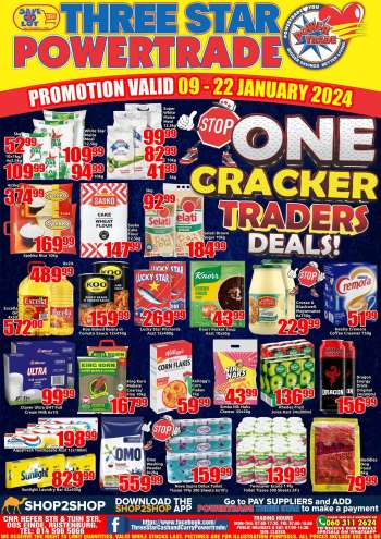 Three Star Cash and Carry catalogue  - 09/01/2024 - 22/01/2024.