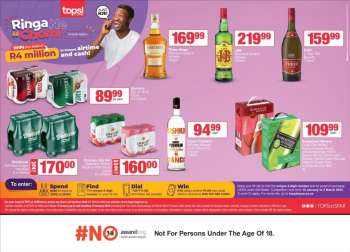 TOPS at SPAR catalogue  - 11/01/2024 - 14/01/2024.