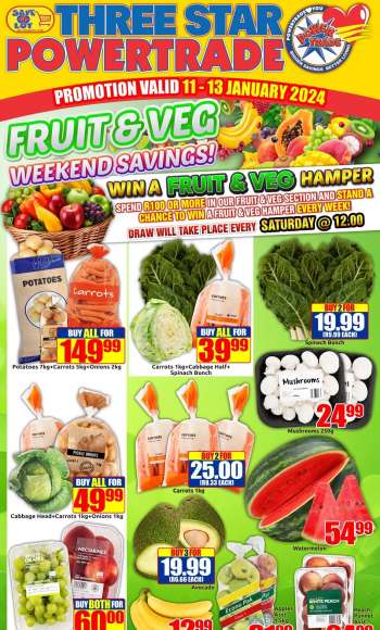 Three Star Cash and Carry catalogue  - 11/01/2024 - 13/01/2024.