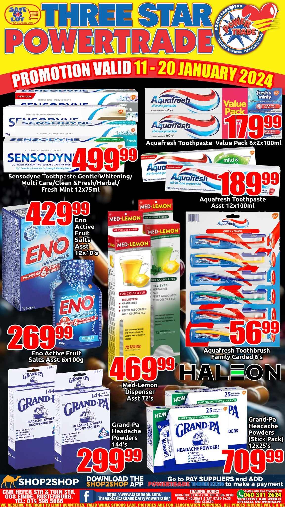 Three Star Cash and Carry specials - 11/01/2024 - 20/01/2024. Page 1