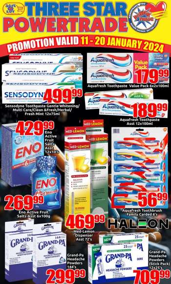 Three Star Cash and Carry catalogue  - 11/01/2024 - 20/01/2024.