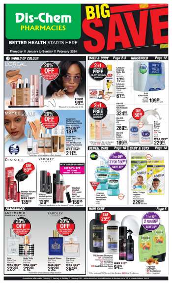 Dis-Chem catalogue  - 11/01/2024 - 11/02/2024.