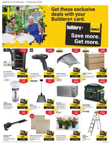 Builders catalogue  - 16/01/2024 - 05/02/2024.